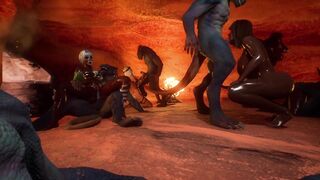 Taken and Gangbanged by the Lizard Men FPOV