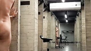 I use the dressing room of the clothing store where I work to fuck my boss