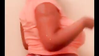 Big thick bbw striptease