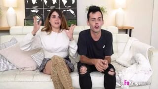 Dude makes Valentina Lapiedra moan like a BITCH while her husband watches