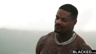 BLACKED Naughty Blonde Christy Sneaks Away For Vacay BBC