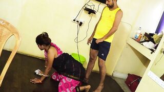 A HOUSE OWNER FUCKED HER KAMBALI BI, REAL HOME MADE HARDCORE SEX