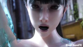 Stellar blade Eve got herself in a sticky situation