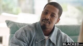 BLACKED BBC Thirsty Agent Angie Takes On Two Ballers