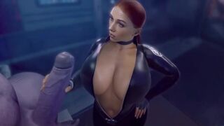 3D MILF Character Suck Monster BBC Cock - Gameplay