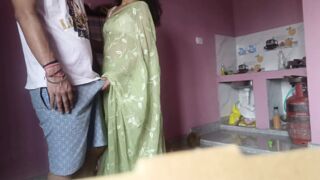 cute saree bhabhi gets naughty with her devar for rough and hard anal sex after ice massage on her back