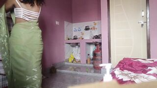 cute saree bhabhi gets naughty with her devar for rough and hard anal sex after ice massage on her back