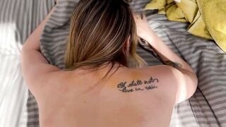 (- No, no, and no again! It's not a clitoris!) Stepmother helps stepson prepare for the exam