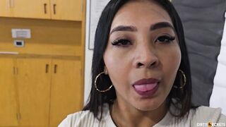 BIG ASS LATINA FUCKS BURGLAR WITH BIG COCK