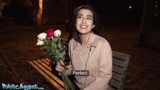 Public Agent super hot and hairy young Pakistani taken to hotel room to experience a huge cock