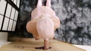 My first time GLORYHOLE BLOWJOB ends with SWALLOWING CUM