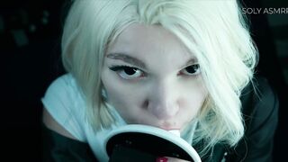 SENSITIVE ASMR - MILKY WET LICKING | EARS EATING + FEET | SOLY ASMR