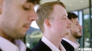 MILFY Strict Headmistress Gets DPed In Airtight Gangbang