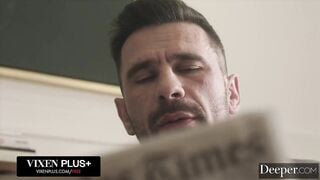 VIXENPLUS Mischevious Elena Koshka Playfully Seduces Her Friends Step-Father