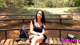 Lia Ponce Just Broke up with Her Lover and Doesn't Miss the Time to Earn Cash and Suck Cock