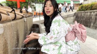 Asian Girl in Kimono Japan VLOG