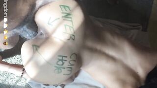 Honeydipp73 gets her cum hole fucked by BBC part 2