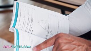 HER FIRST BIG COCK and she share it with cute friend