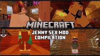 All sex scenes COMPILATION | Minecraft - Jenny Sex Mod Gameplay