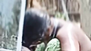 sexy Sonakshi bhabhi bathing nude outdoors