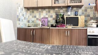 My husband's best friend fucked me hard in the kitchen before I knew it.