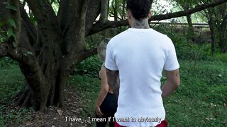 I fucked a stranger I met in the park and he turned out to be my stepbrother, my stepmom let me know! Naty Delgado y Danner