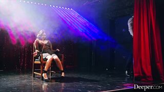 Deeper. Timid Leana is leashed and fucked hard by dom Maximo