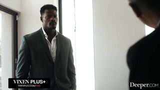 VIXENPLUS BBC Fucks Karla Kush While Cuckold Husband Watches