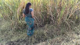 Komal ne ganna todne gai khet me malik ne uthake ghar me le aya