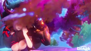 Keqing gets her pussy fucked real hard by a Mitachurl Genshin Impact 60 FPS