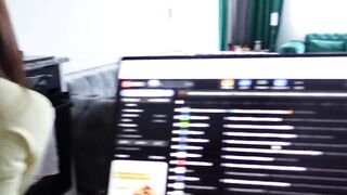 As soon as the wife left the house, he immediately Fucked the Maid in the ASS!