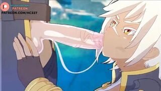 CUTE BIG ASS GIRL GETTING CREAMPIE HENTAI STORY ANIMATION 4K 60FPS