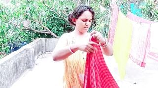 Stepmom and stepson share a bed in a hotel room 2