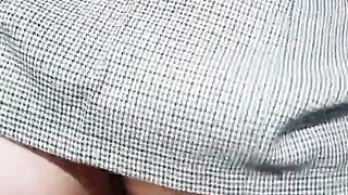 REAL VIDEO OF MY NIECE LEARNING TO GIVE SENTONES! SCHOOLGIRL BUTTOCK GETS PLAYFUL!