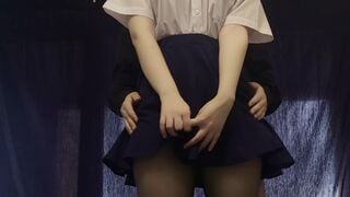 SECTION A SHY JAPANESE SCHOOLGIRL AFTER STUDY AND MASTURBATE HER PUSSY