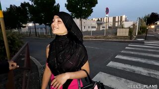 Veiled Iranian Nadja gets fucked publicly in anal AGAIN on the highway and at the hotel!