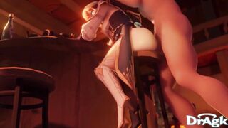 Raiden Shogun Ayaka Kokomi Ningguang Fischl Genshin Impact Compilation 3D Dragk Hentai