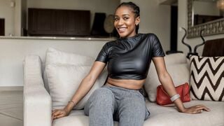 Beautiful black girl starts shy and goes wild at modeling casting call!