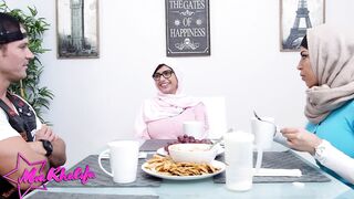 MIA KHALIFA - Mia Khalifa And Her Stepmom Julianna Vega Take Turns Fucking Her New Boyfriend