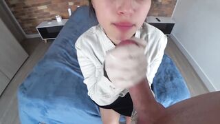 ADVENTURE IN HOTEL: Two hotel maids caught me jerking off and almost got a fight over my dick