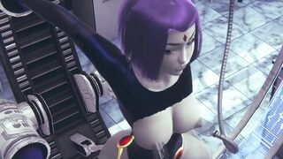 Raven fell in Cyborg's trap