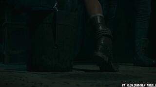 Tomb Raider Hentai Lara Croft anal pleasure with a giant dildo r34 3D animation