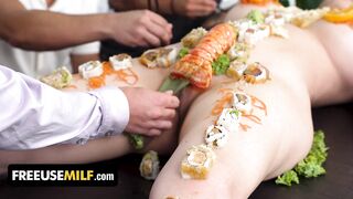 Busty Asian Chef Combines Freeuse Sex and Fine Dining