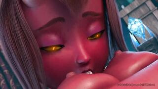 Devil's Cookie - Ending I (Giantess, Oral Vore, Feet)