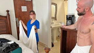 Busty Dirty Maid Fucks Hotel Guest For Extra Tip