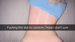 White Teen Takes Big Dick Pounding