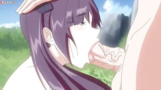 Hentai Witch Suck hard and Get fucked (uncensored)