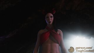 The Witcher - Ciri in Trouble (Ciri X Succubus with huge futa cock)