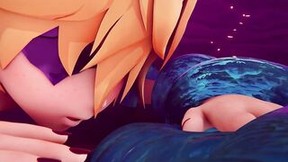 Genshin Impact Fischl Getting Destroyed by Slime Dick