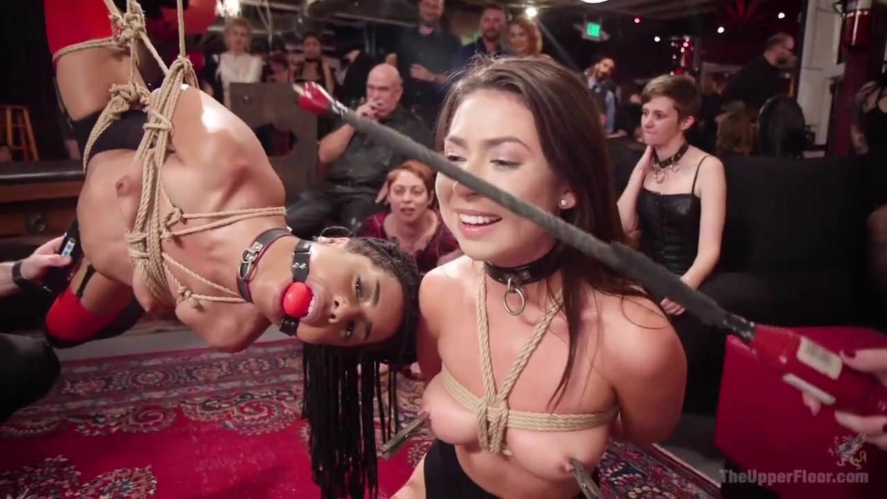 Theupperfloor Aiden Starr Kira Noir Melissa Moore Nympho Slave Slut Soaks The Folsom Orgy